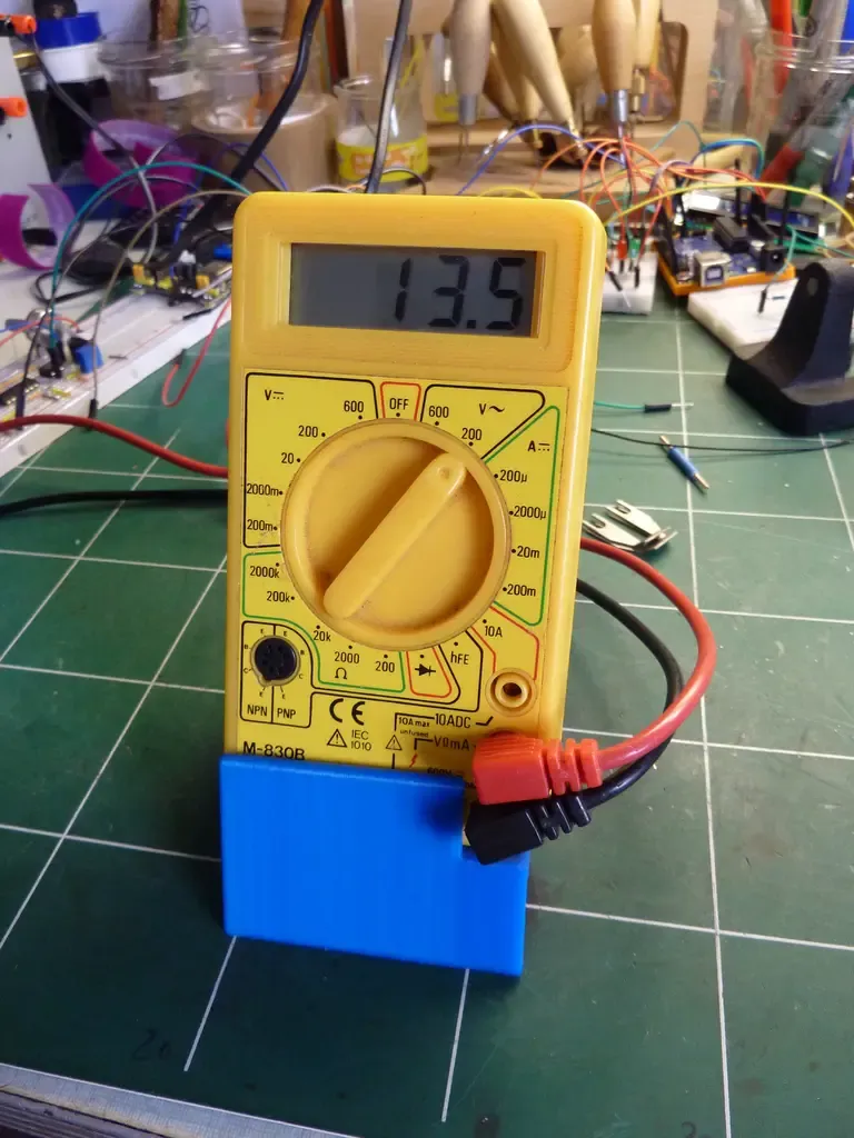Multimeter holder - rounded edges