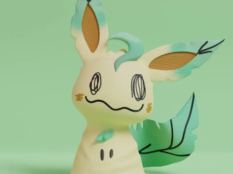 Pokemon - Mimikyu Leafeon