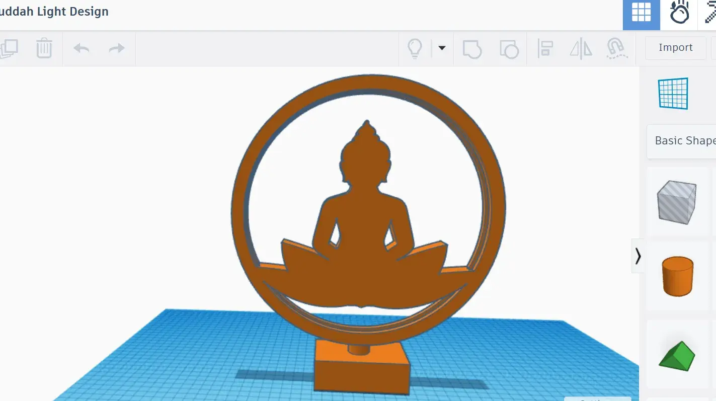 Buddha Ring  Light