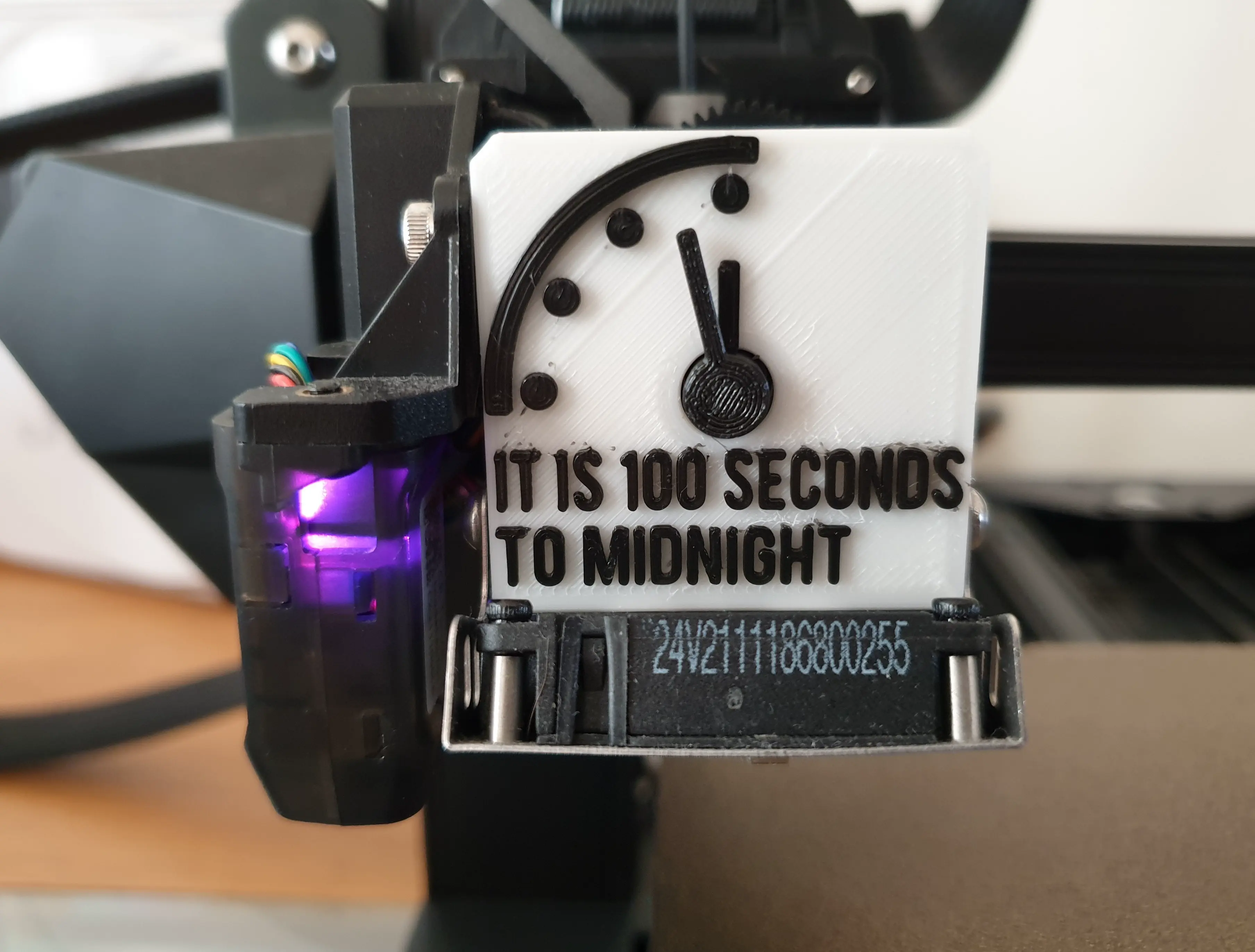 Doomsday Clock Sprite CR10 Ender 3 S1 Prusa MK3 Extruder