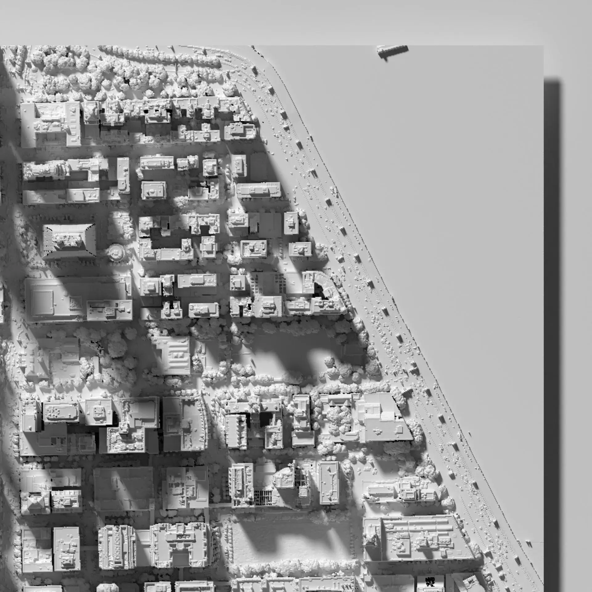 3D MODEL OF CHICAGO, ILLINOIS, USA