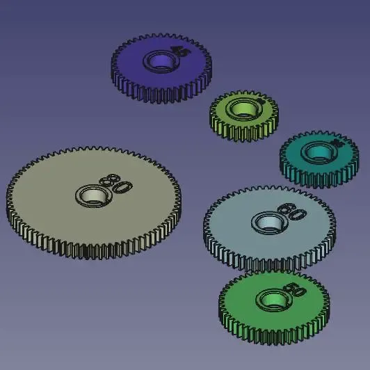 Mini Lathe Gear Set