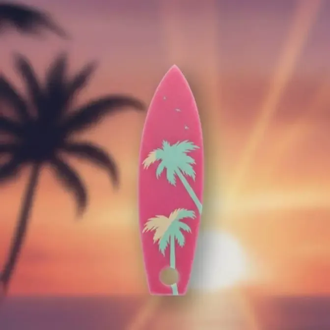 keychain surf, llavero tabla de surf