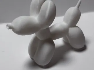 Balloon dog figurine