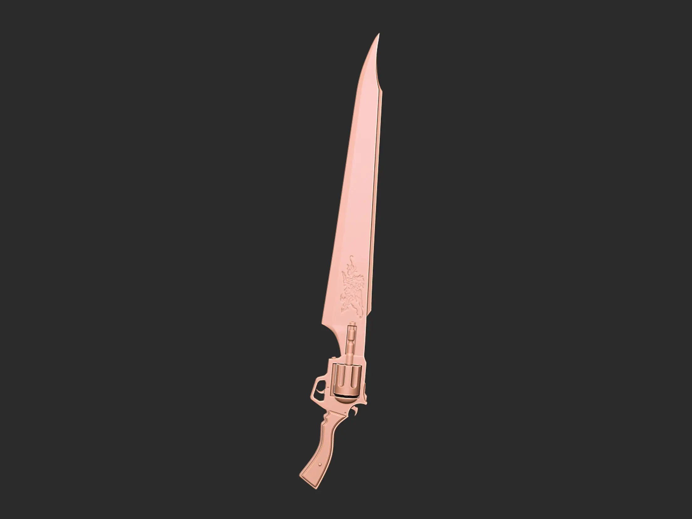 Final Fantasy 8 - Modèle d'impression 3D Gunblade