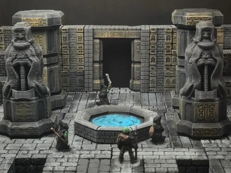 ScatterBlocks: Dwarven Statue (Heroic Scale)