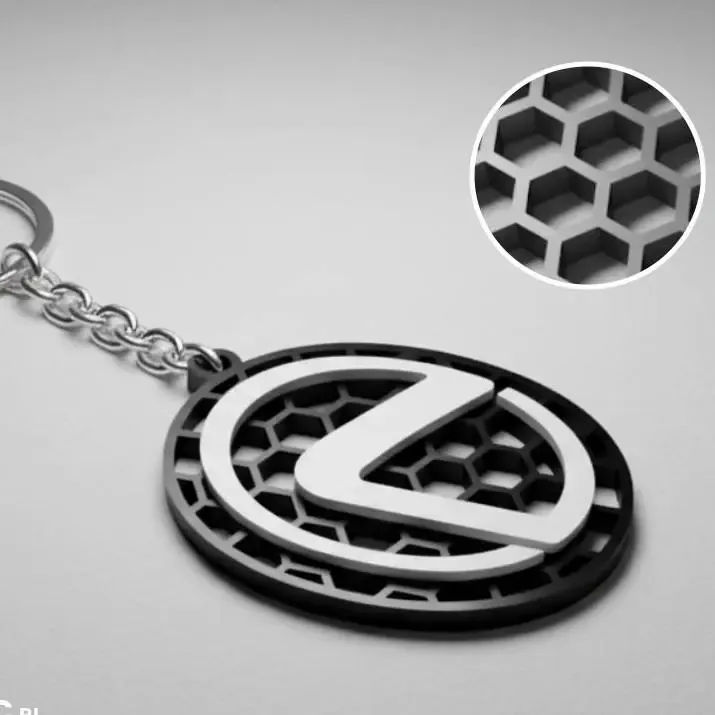 Chaveiro com logotipo da Lexus