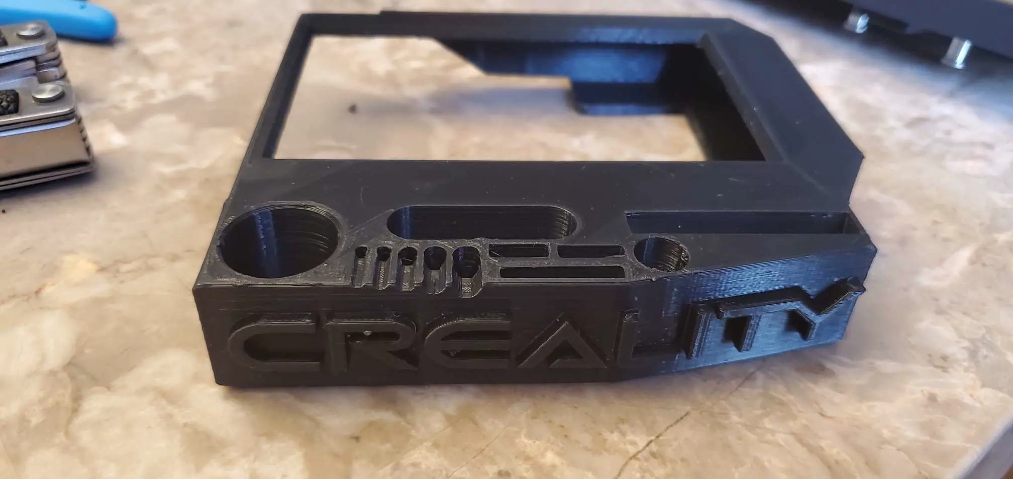 Slide display tool holder for Ender 3 v2