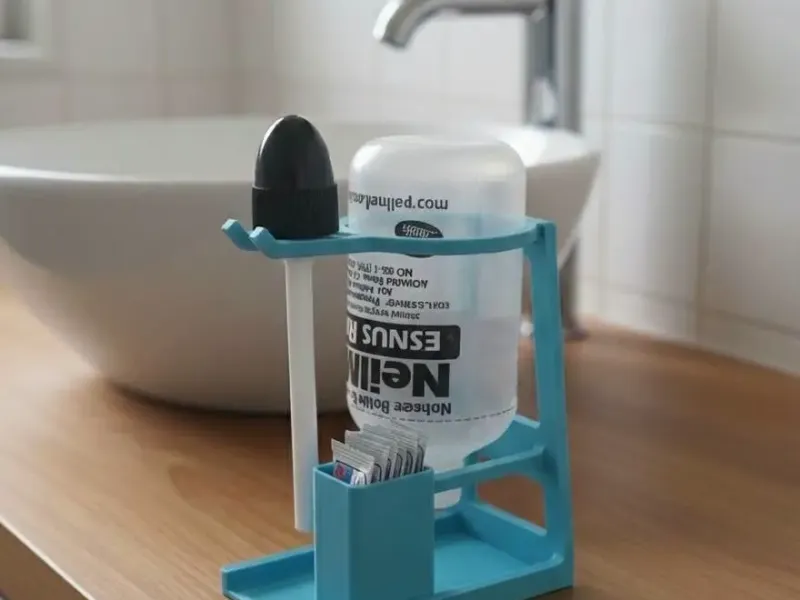 Sinus Rinse Bottle Drying Stand 2