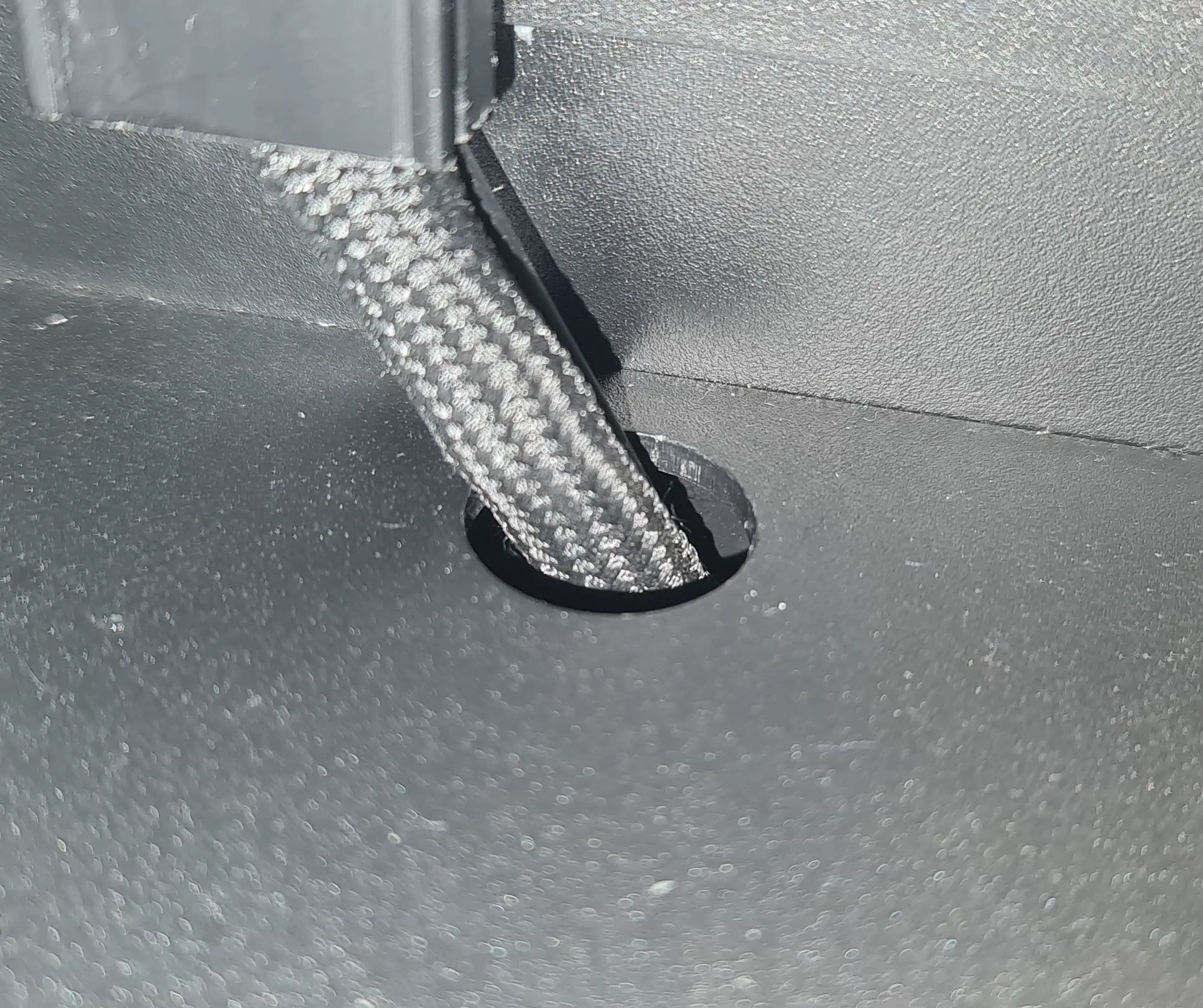 Creality K1 Max Loom Grommet Block the Black Hole