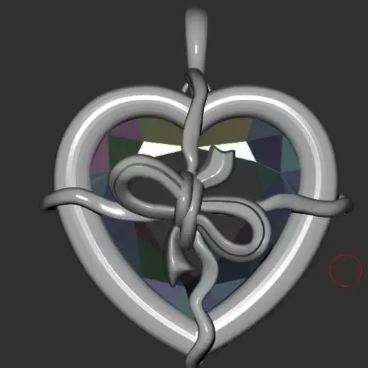 heart present Pendant