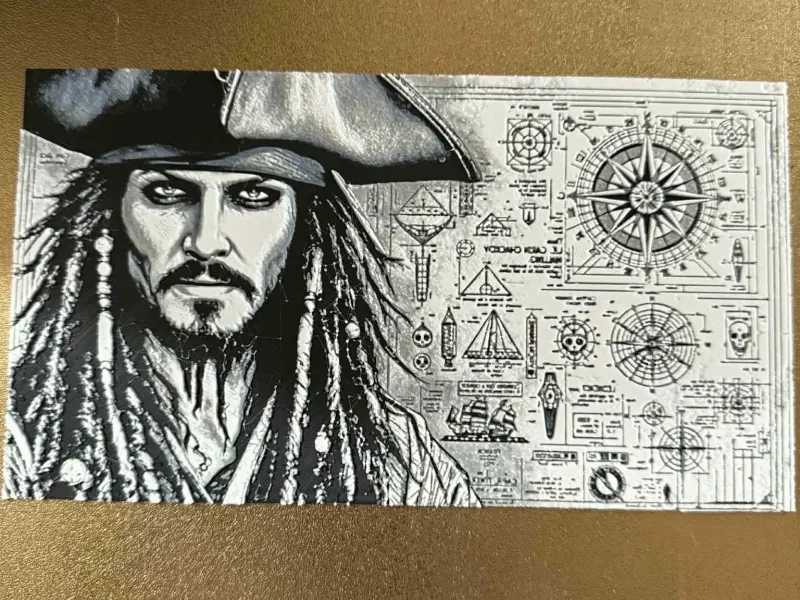 Jack Sparrow Hueforge art