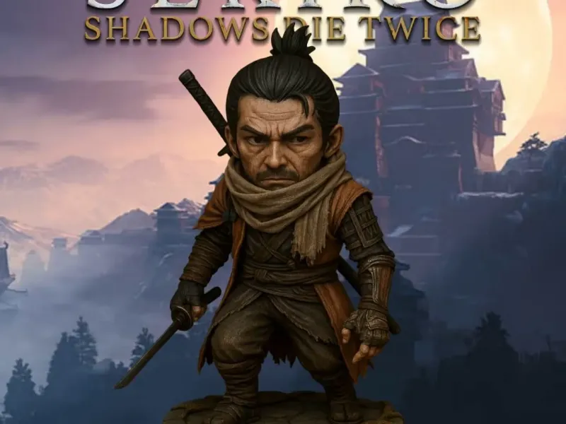Wolf Sekiro Chibi