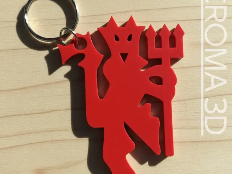 Manchester United keychain - multicolor