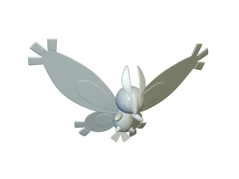 Pokemon Mothim #414 - Prêt pour l'impression 3D !