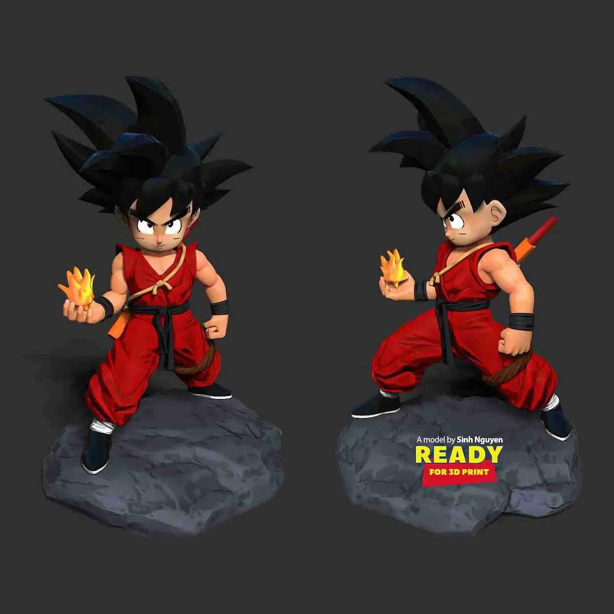 Young Son Goku - Ready to fight