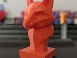 Geometric Fox Bust-0