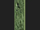 Wolf With Moon Art Nouveau Decorative Panel SVG STL CNC Wall-3