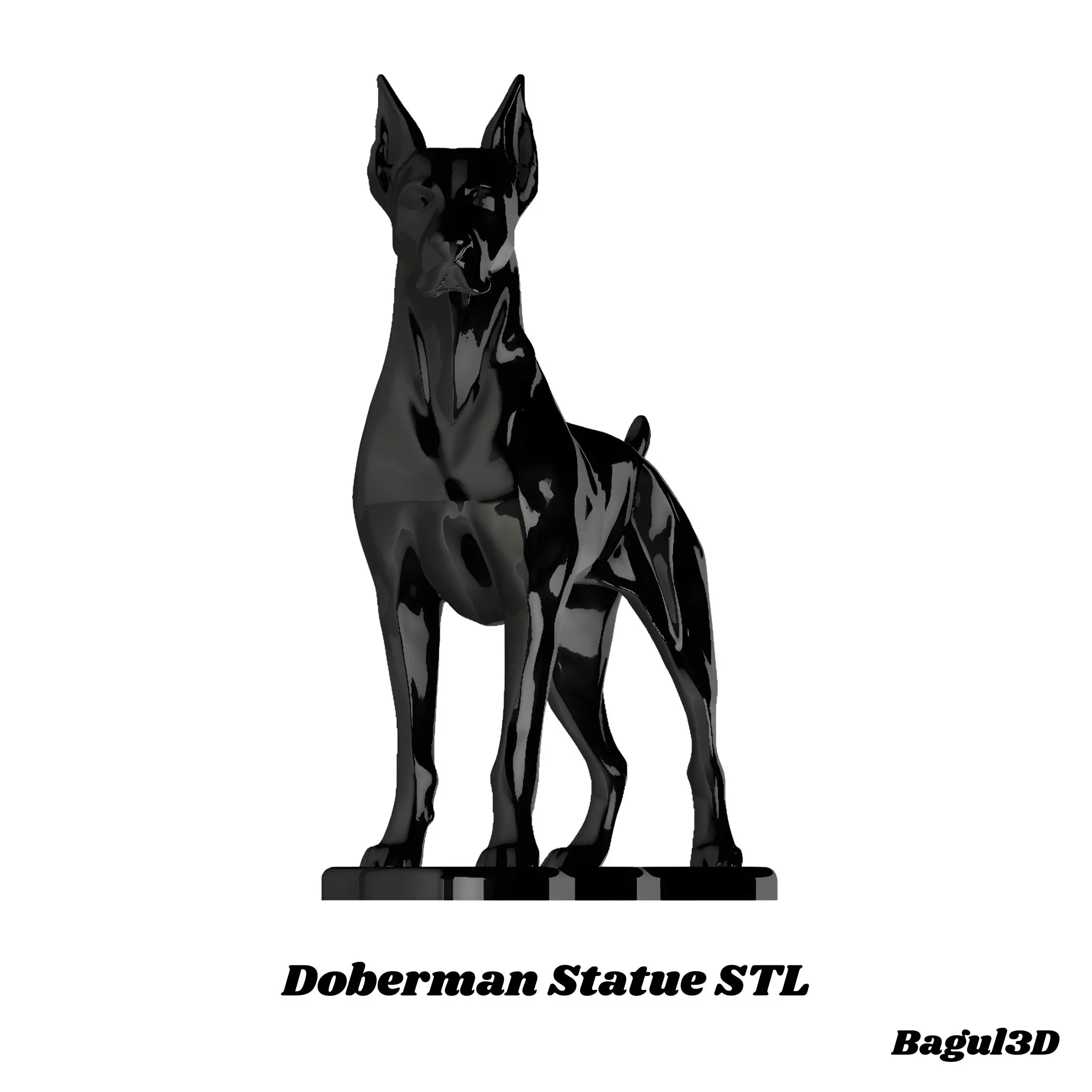 Doberman Guardian Statue