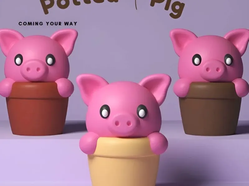 Potted Pig