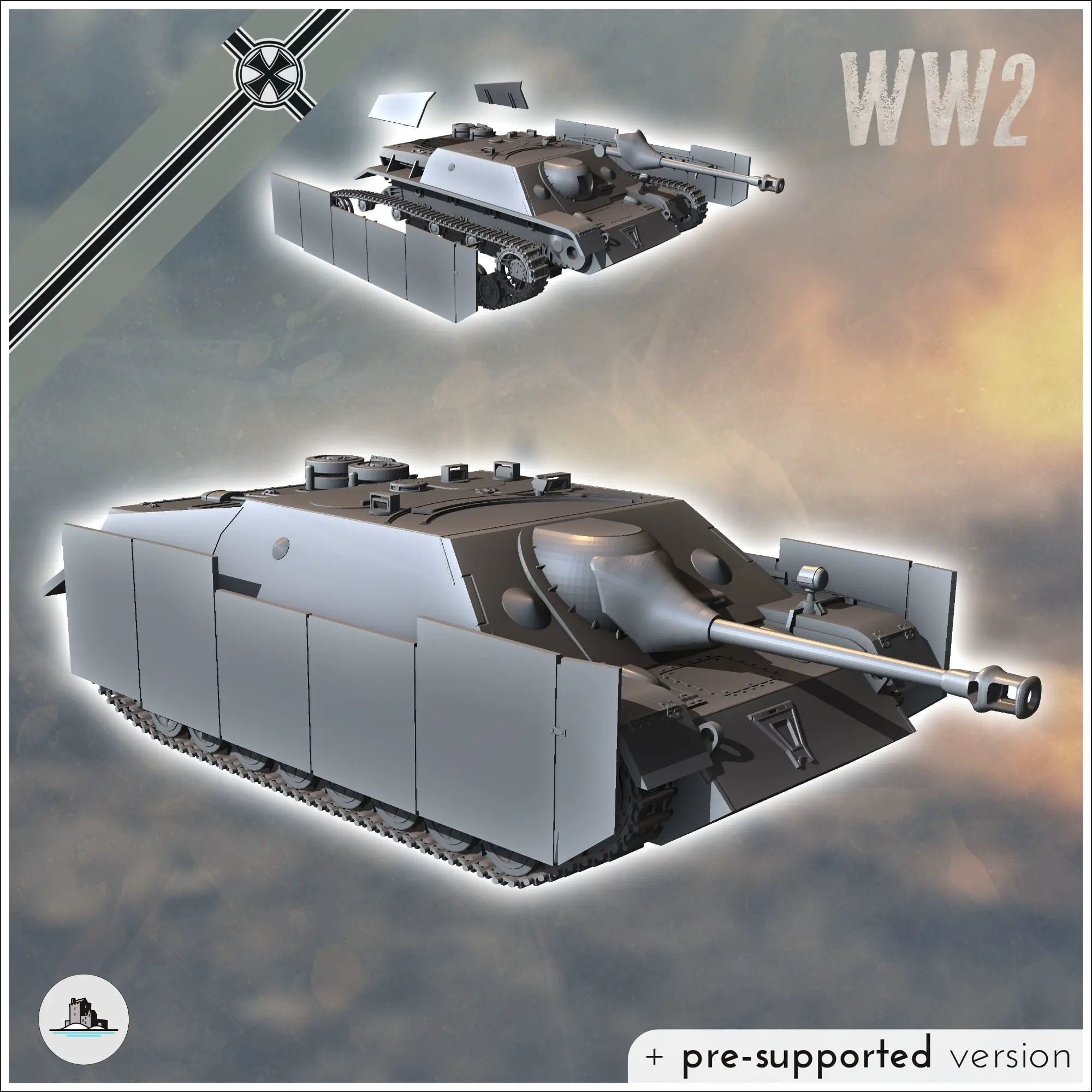 Deutsche WW2 Fahrzeuge Pack Nr. 2 (Panzer IV und Varianten) - ww