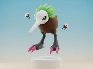 Kiwimon Digimon Creature Model