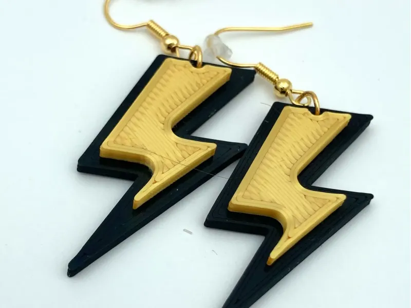 Pendientes Rayo Pequeño / Earrings Small Gleam