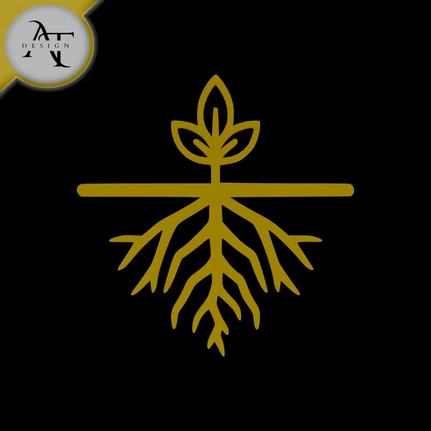 Plant - Line Art - 2D Wall Art Decor