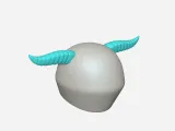 Buffalo Horn for Motorcycle Helmets - Accessory-5