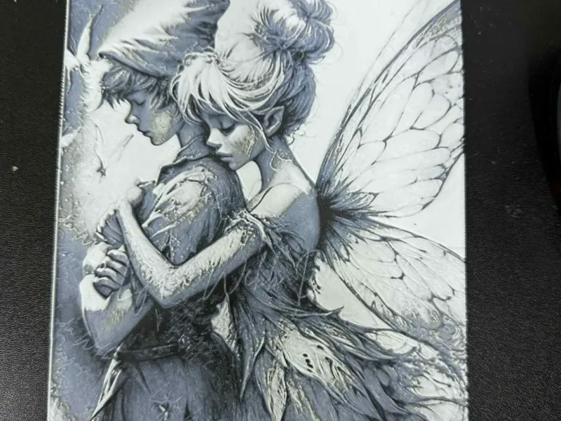 Peterpan and Tinkerbell Art