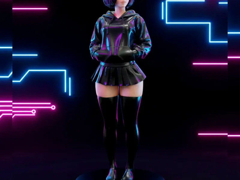 NEON GIRL - CYBERPUNK