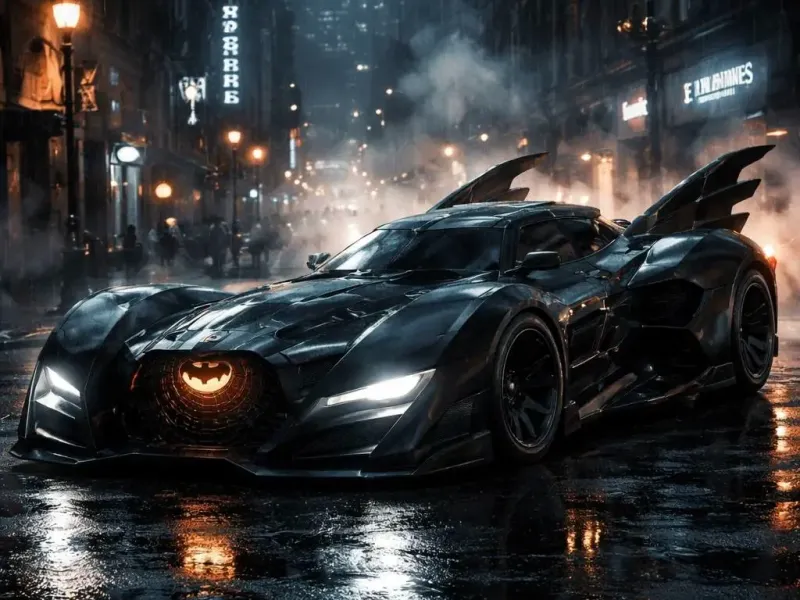 Batmobile Fan Designed