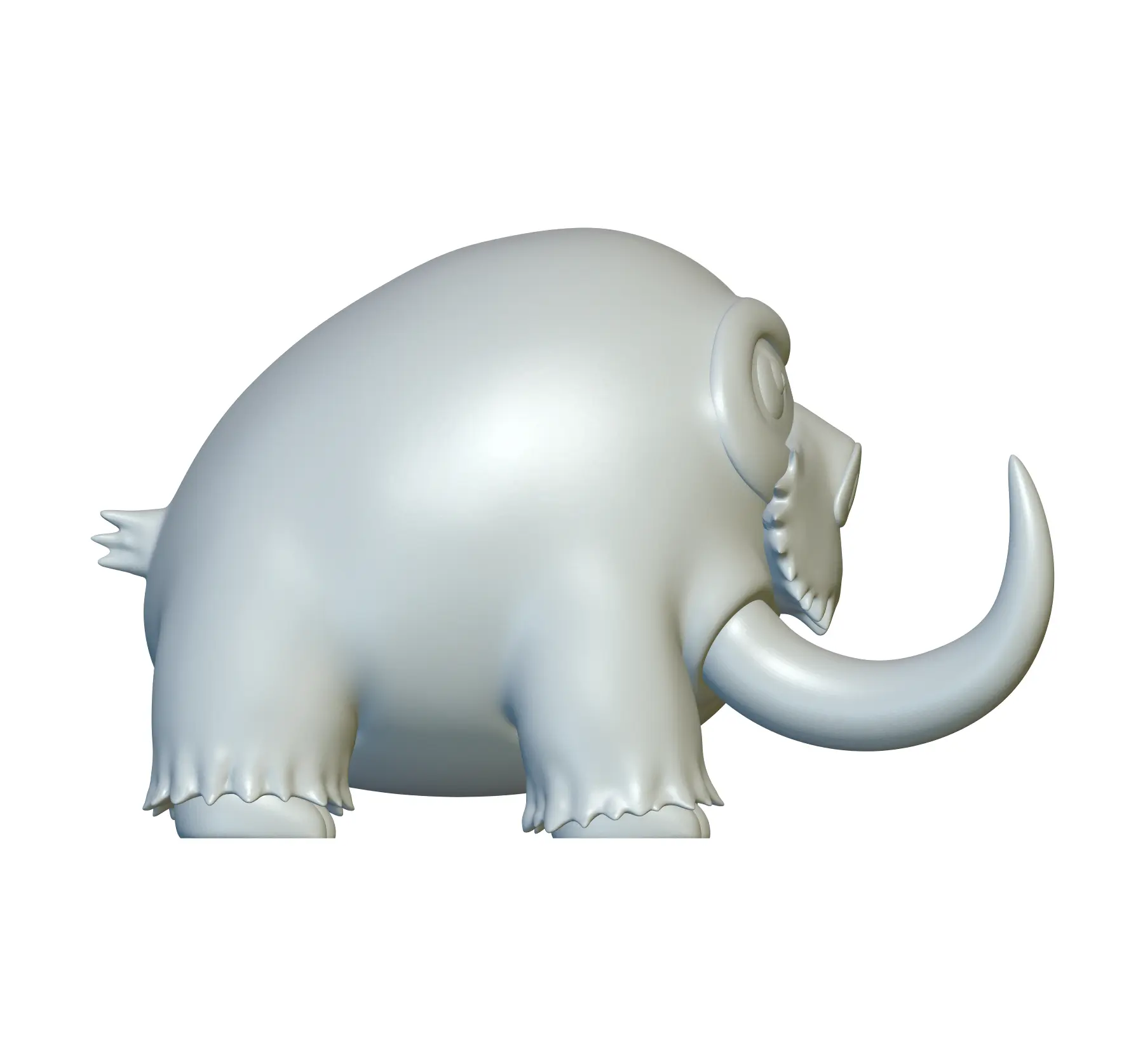Pokemon Mamoswine #473 - Ready for 3D Printing!