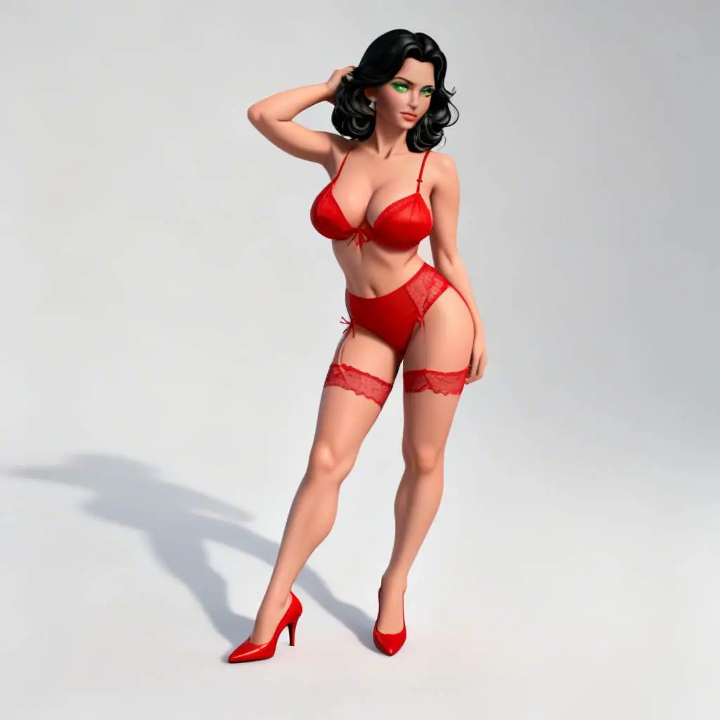 Pinup Model 50's Style