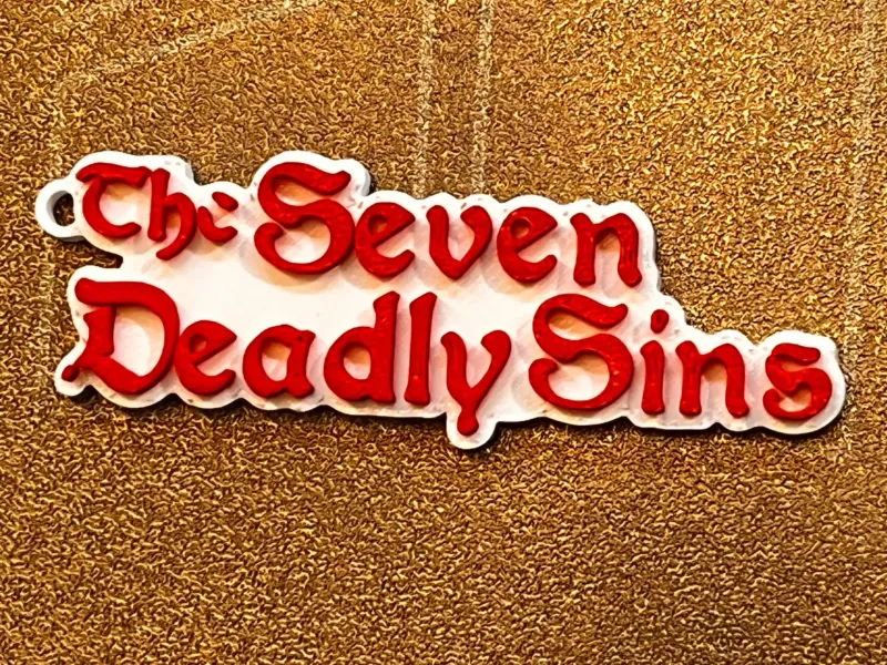 Keychain Seven Sins Anime