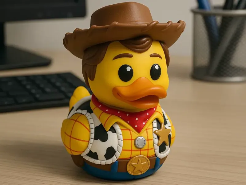 Gummiente - Woody Toy Story Modell - 3D-Druck