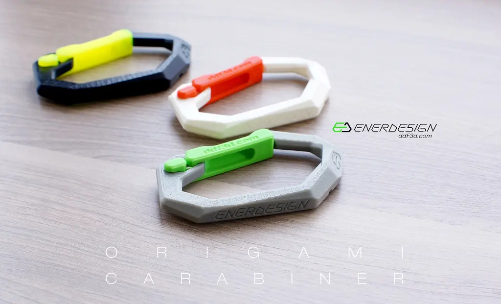 Origami Carabiner by ddf3d.com