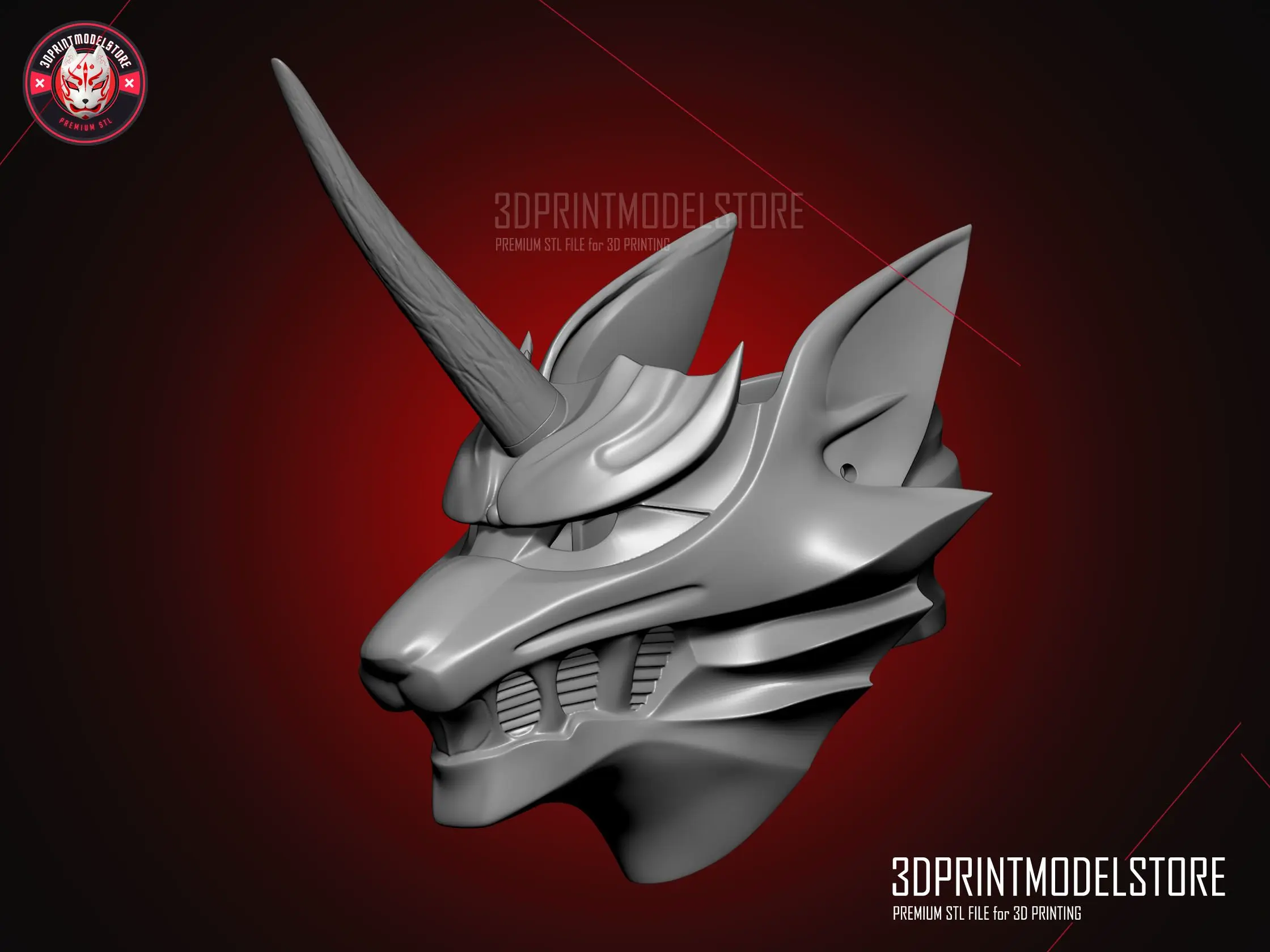 Power Rangers Wild Force Zen-Aku - Siver Gaoranger Wolf Mask