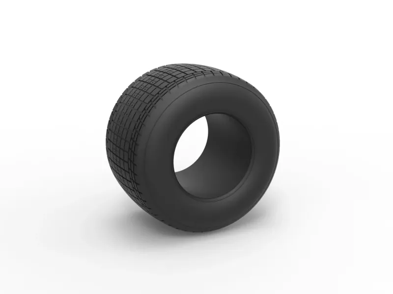 Dirt Sprint racing tire 14 Scale 1:25