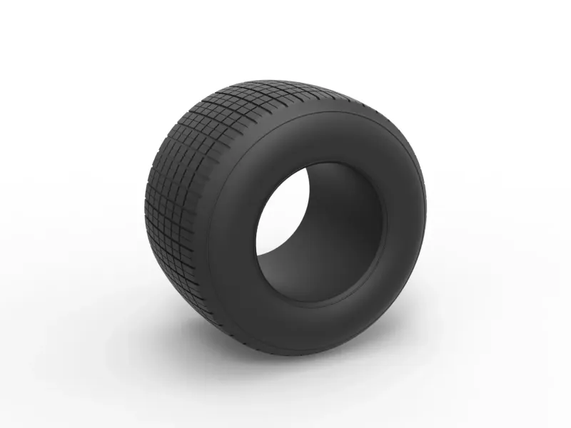 Dirt Sprint racing tire 13 Scale 1:25