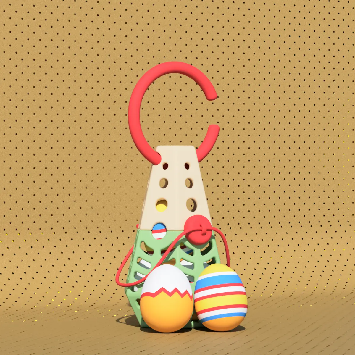 Easter Egg Basket (Kids Size)