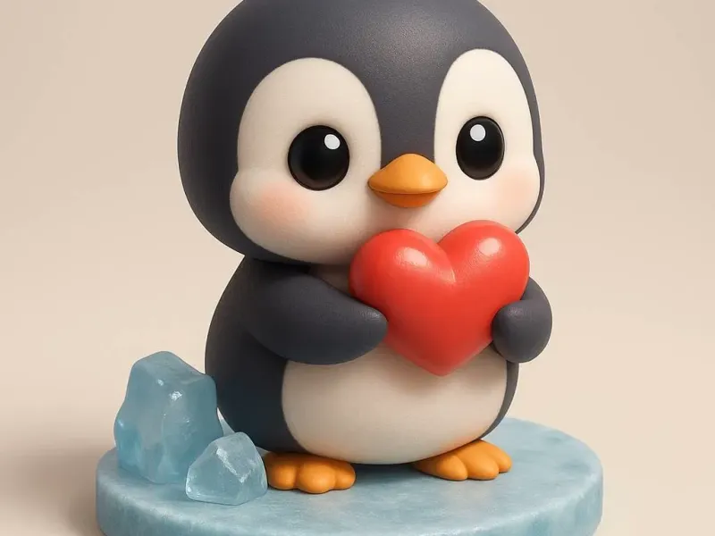 Penguin in love - Pingüino enamorado