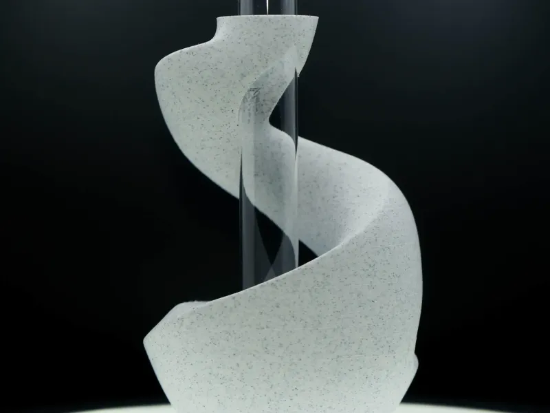 Jarrón Espiral Vórtice
