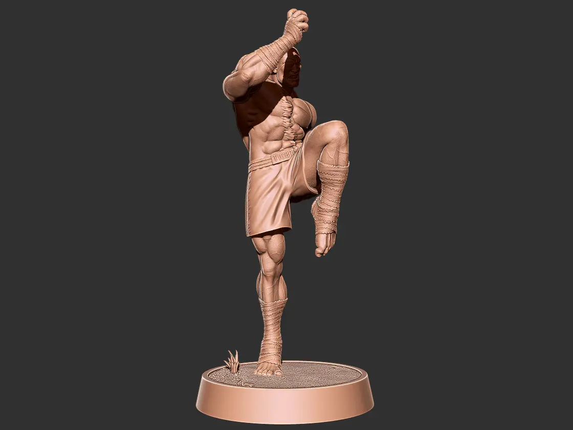 Sagat - Street fighter 3D print model