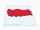 Türkiye Haritası Örnek 3B Tasarımı’nı-0
