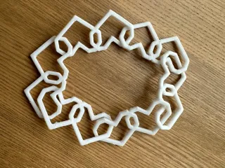 Double hearts bracelet