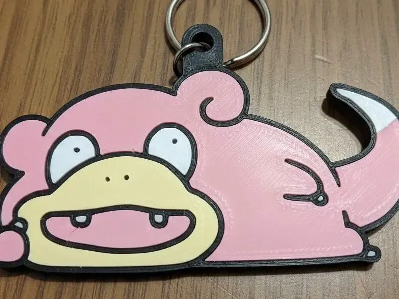 Sleutelhanger - Slowpoke 2 - stl/3mf
