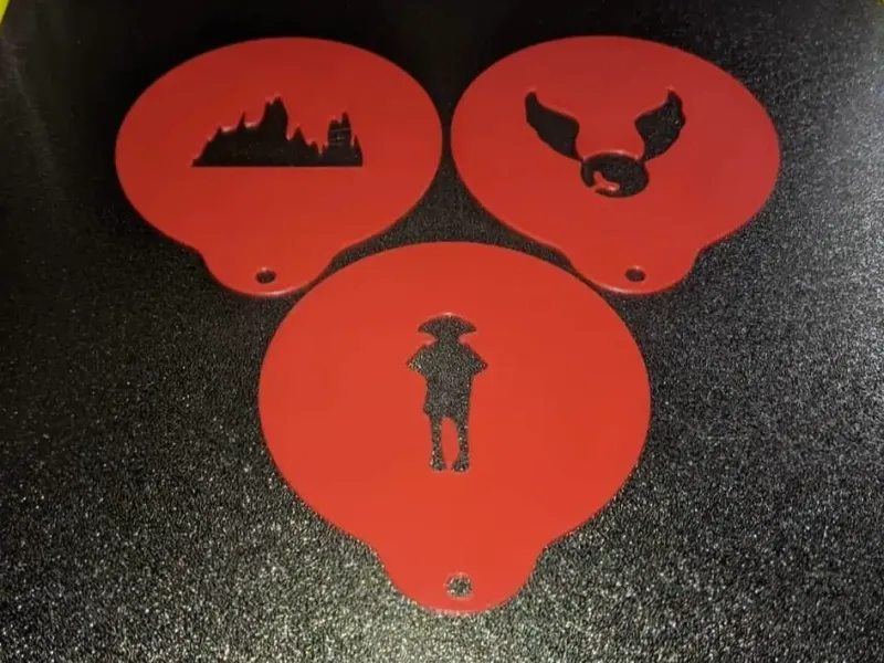 Wizarding World Coffee Stencil Set - Volume 3