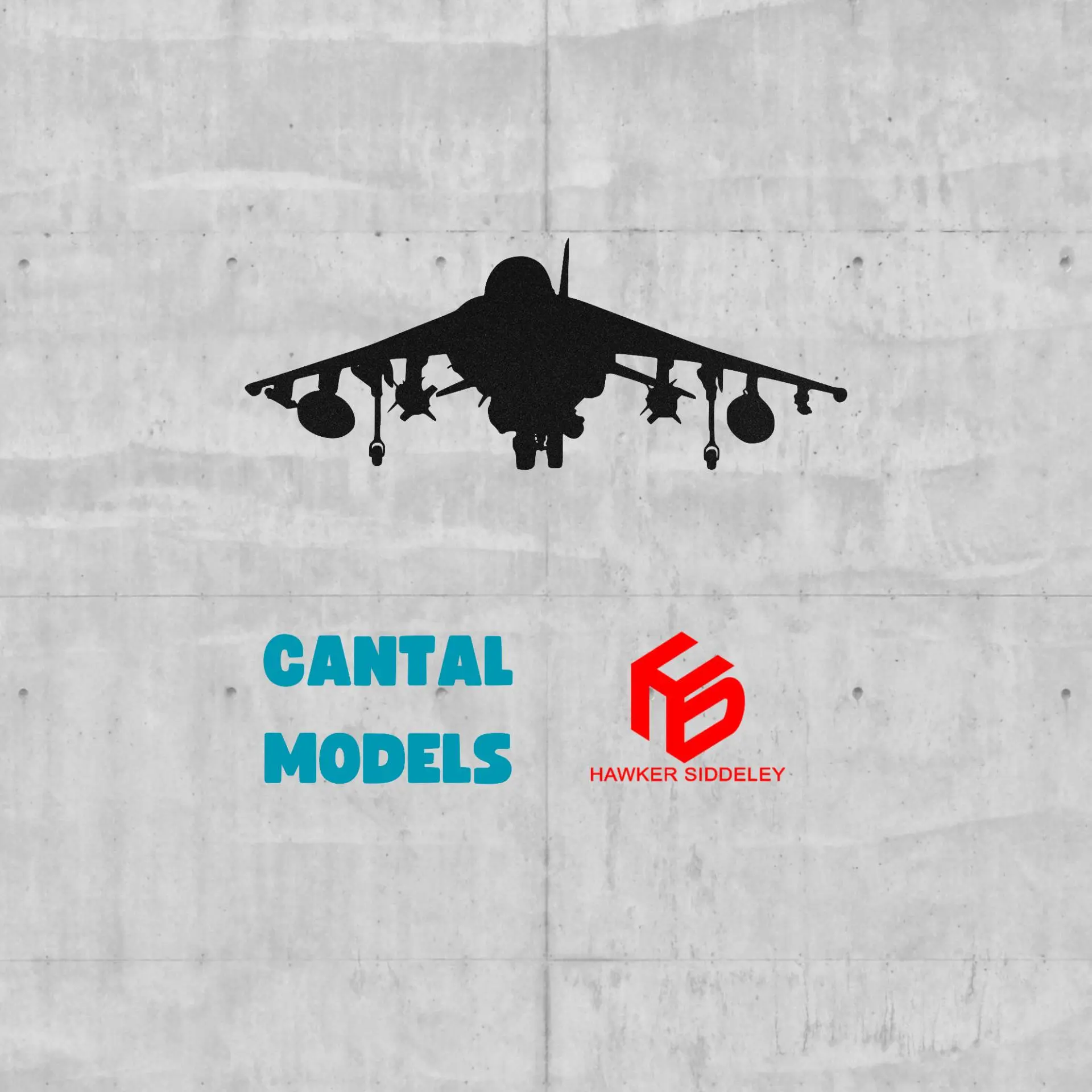 HARRIER JUMP JET #2 | 2D WALL ART