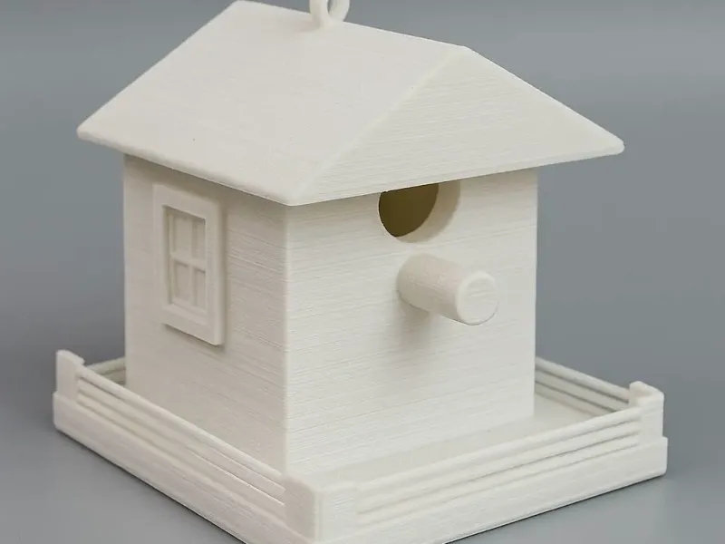 Birdhouse with Fence – Easy 3D Print